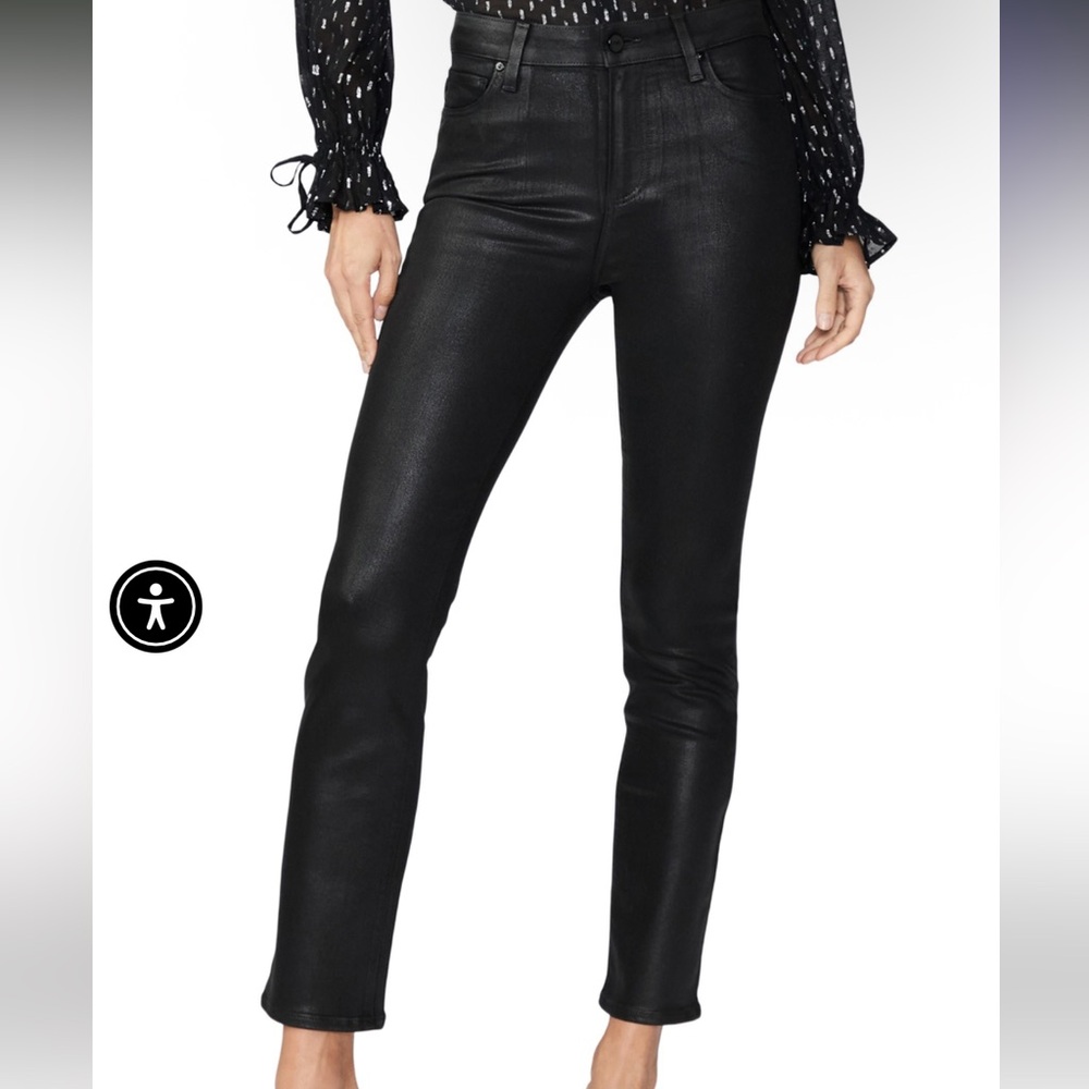 PAIGE -  Cindy - Size 34 - Black Fog Luxe Coating